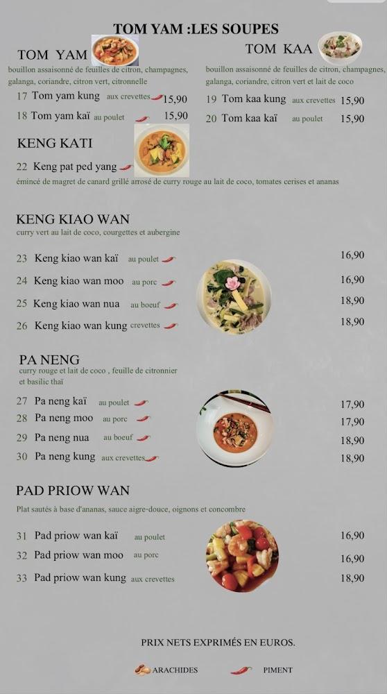 Nathathai Restaurant - Menu Image 2