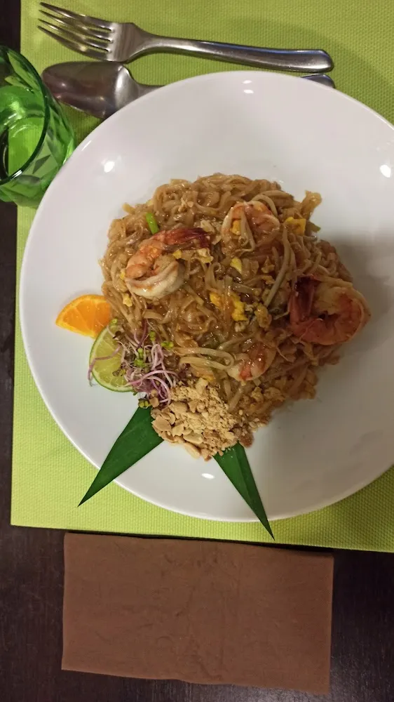 Nouilles Crevettes Noix de Cajou